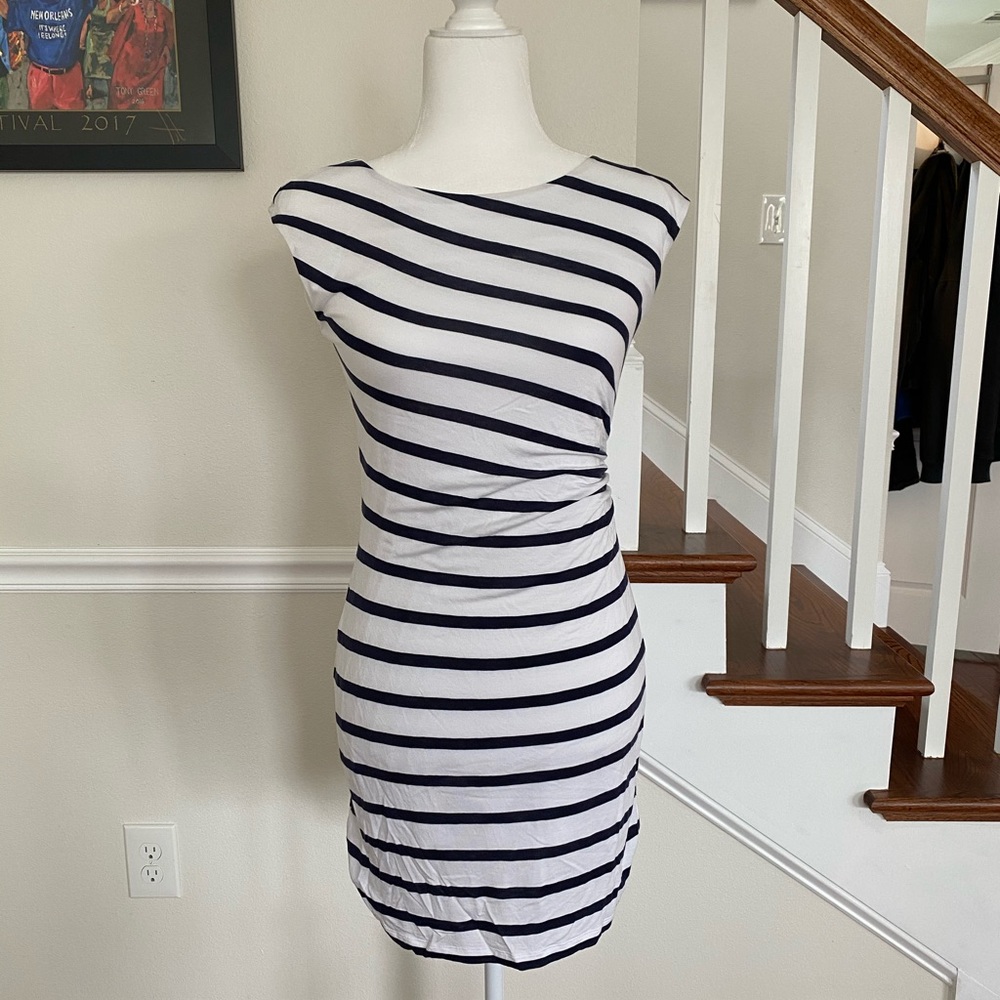 LOFT Striped Summer Dress